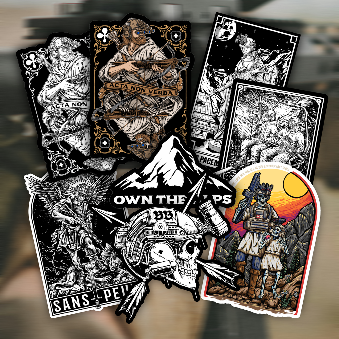 BattleBrothers Sticker Set