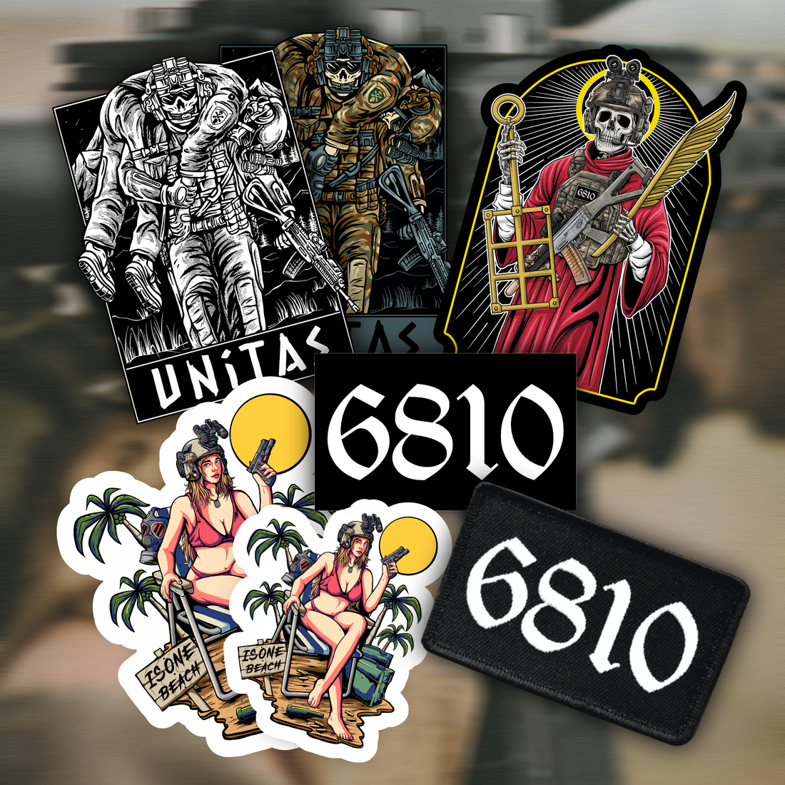 Isone Patch & Sticker Set