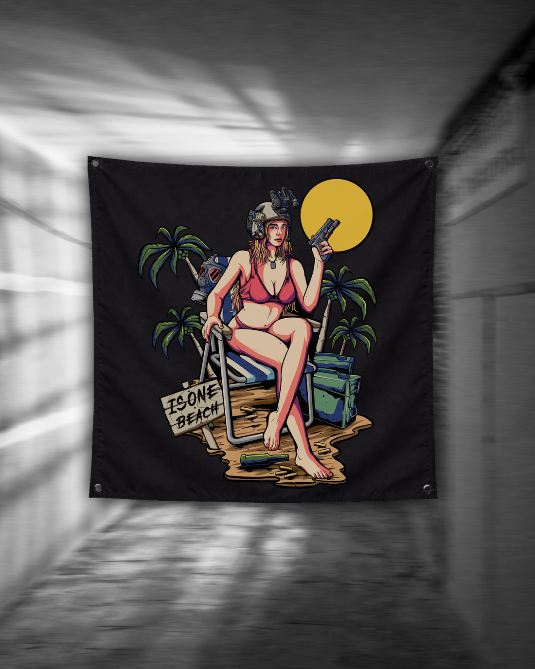 Drapeau Isone Beach