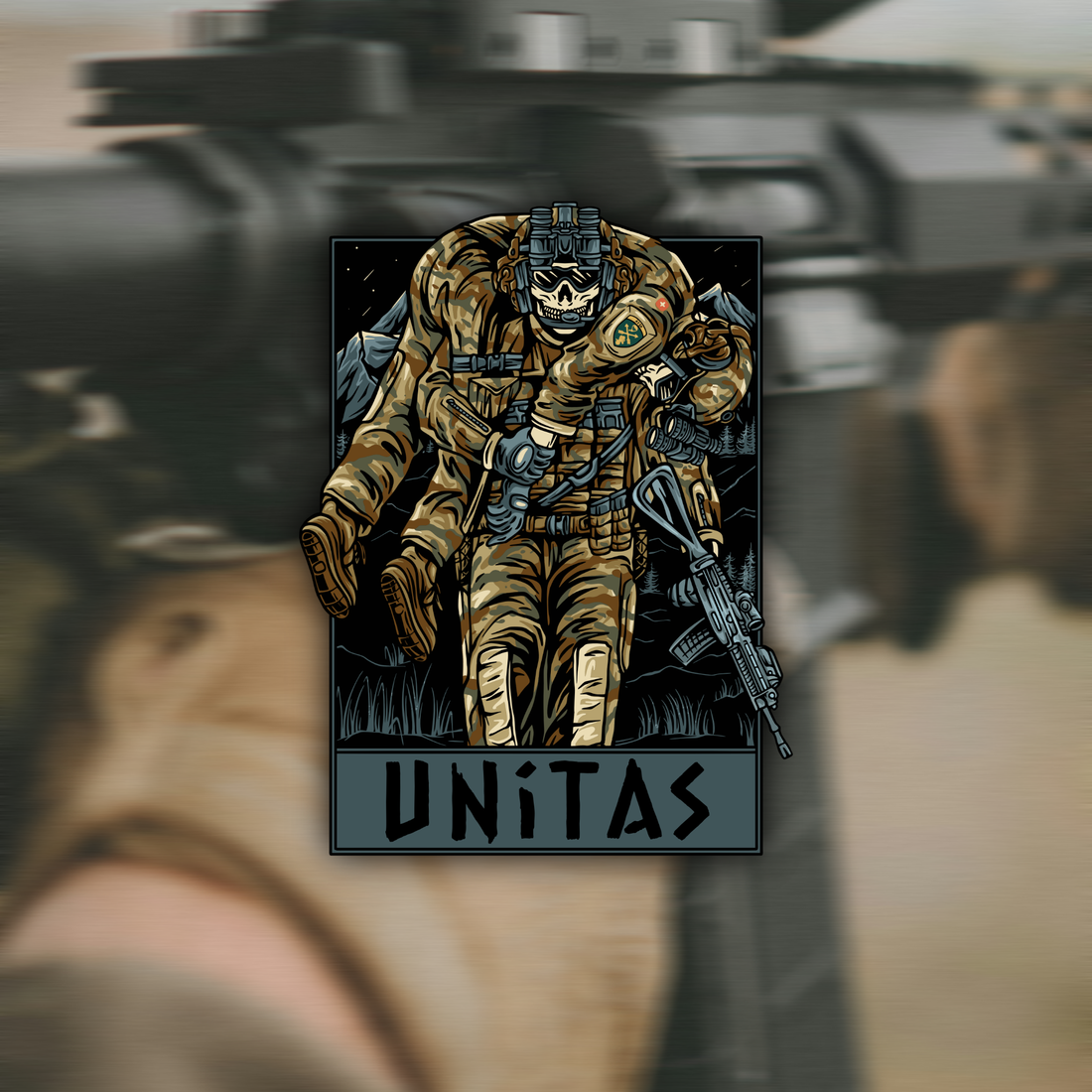 Unitas Sticker