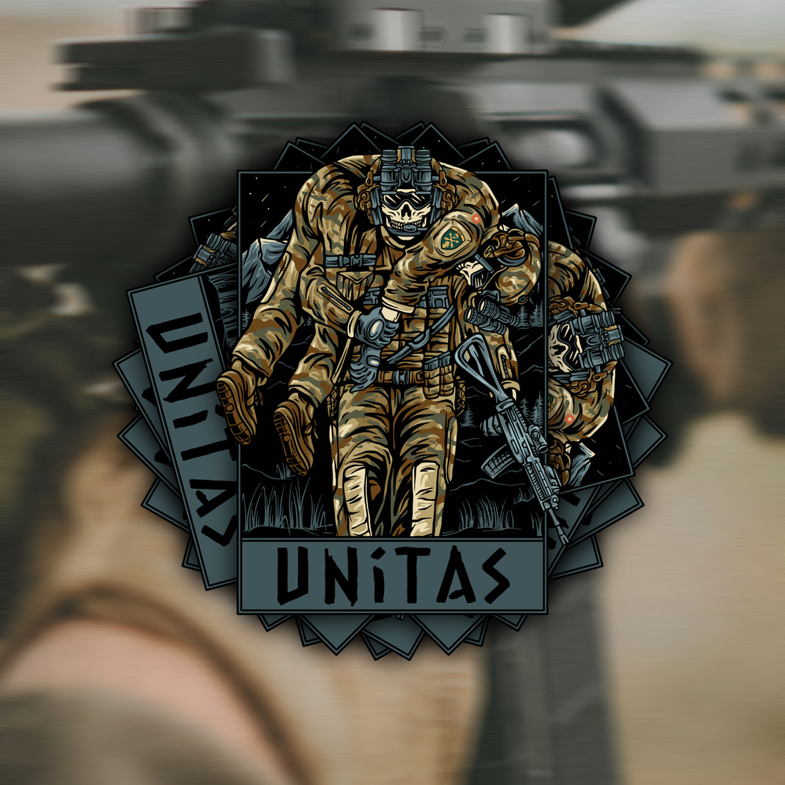 Unitas Sticker