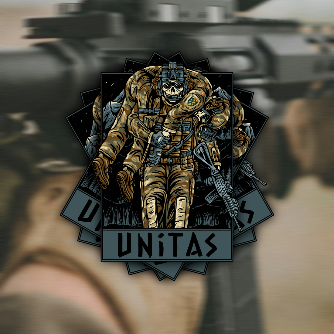 Unitas Sticker