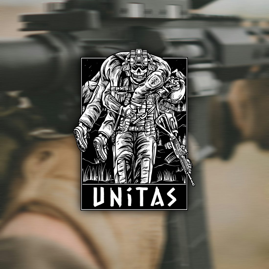 Unitas Sticker