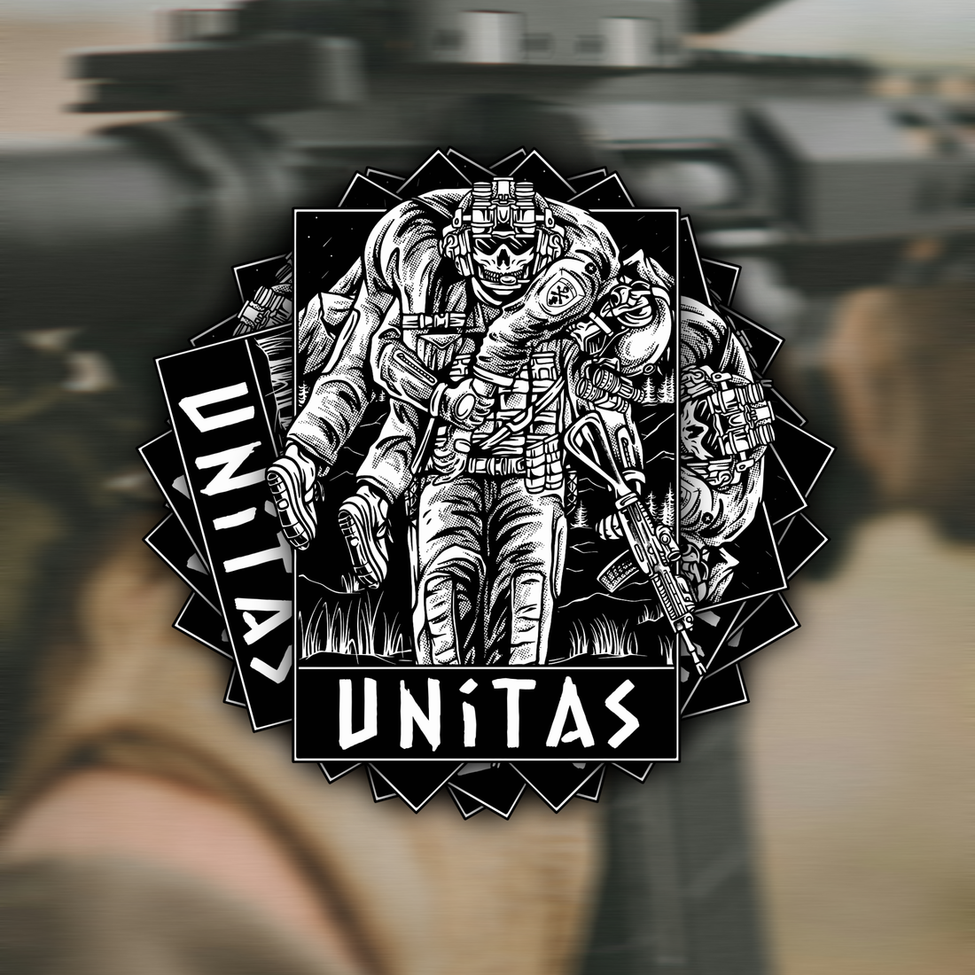 Unitas Sticker