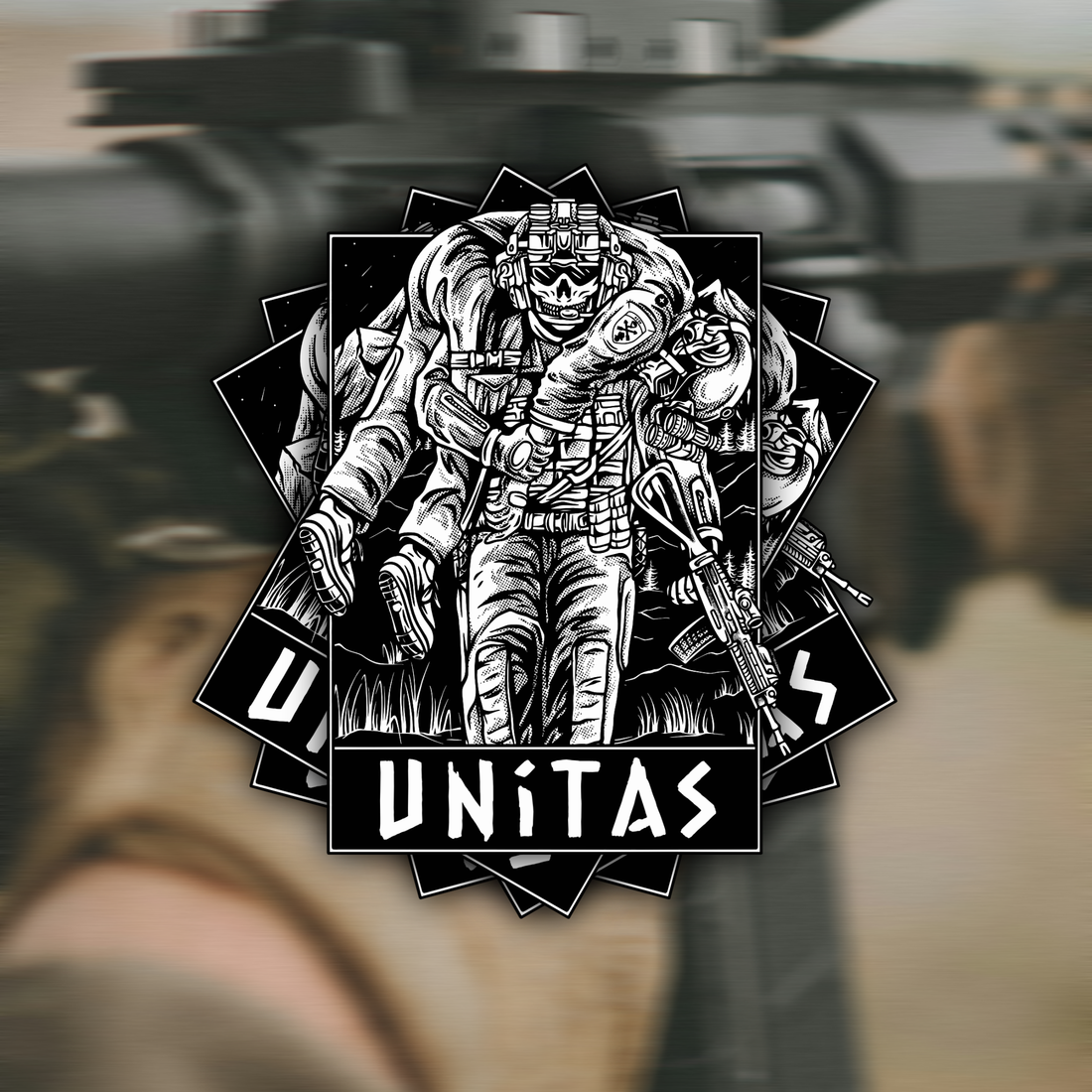 Unitas Sticker