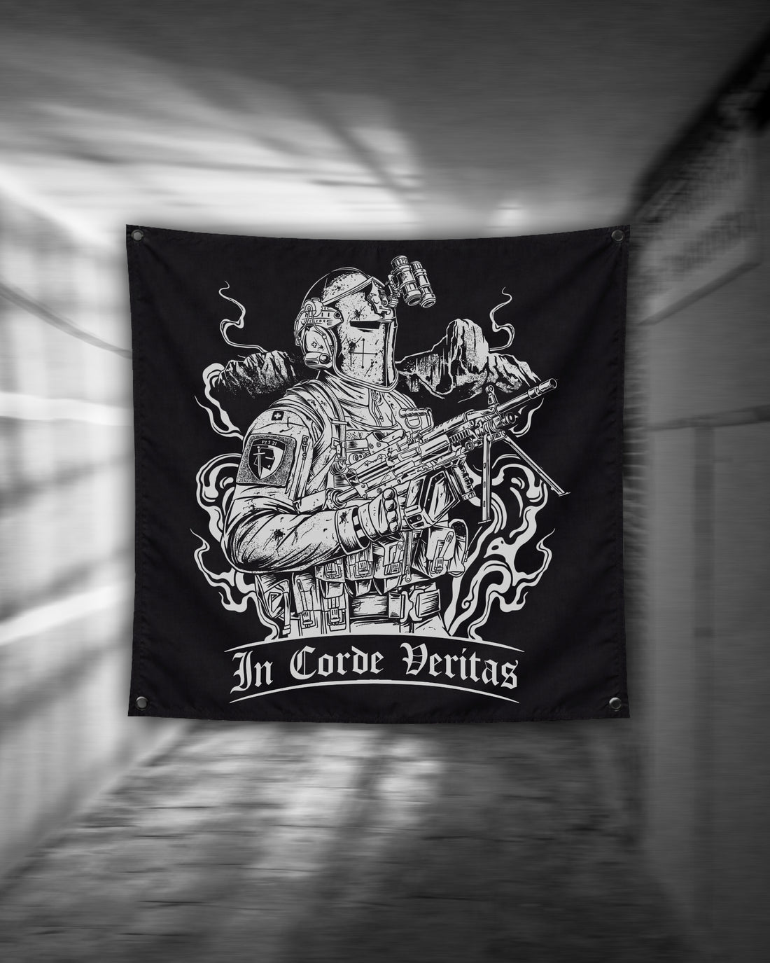 In Corde Veritas Flagge