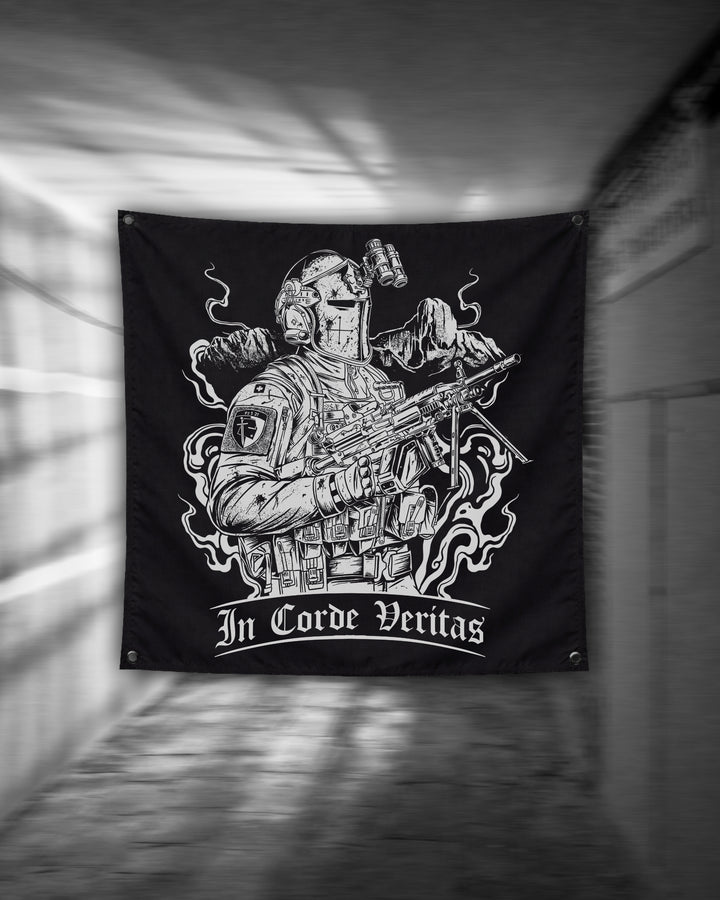 In Corde Veritas Flagge