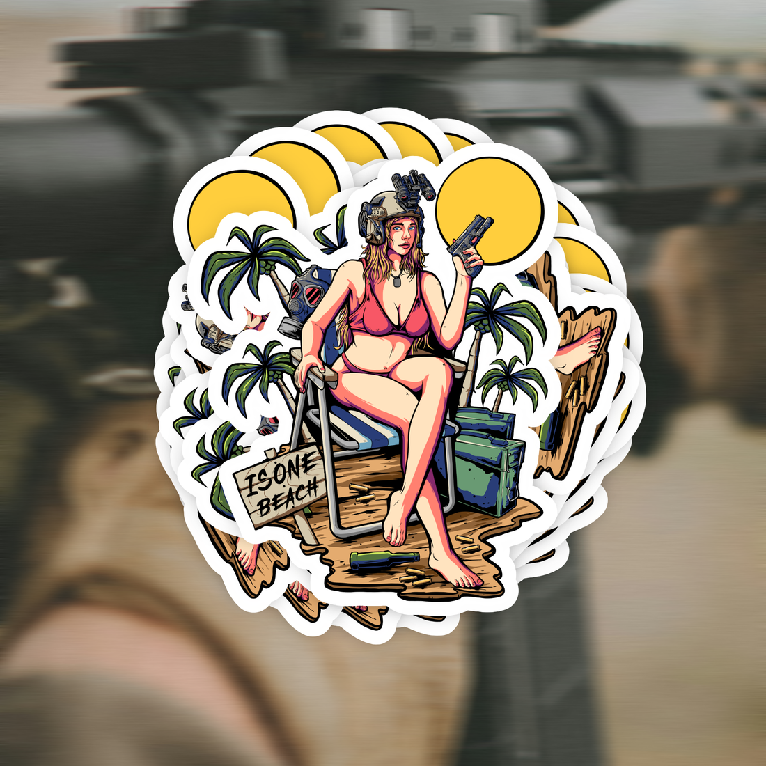 Sticker Isone Beach