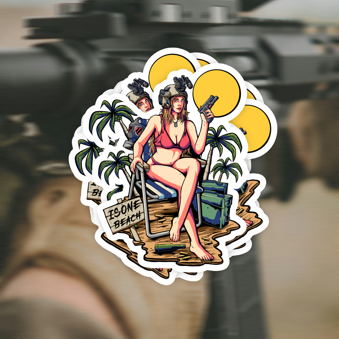 Sticker Isone Beach